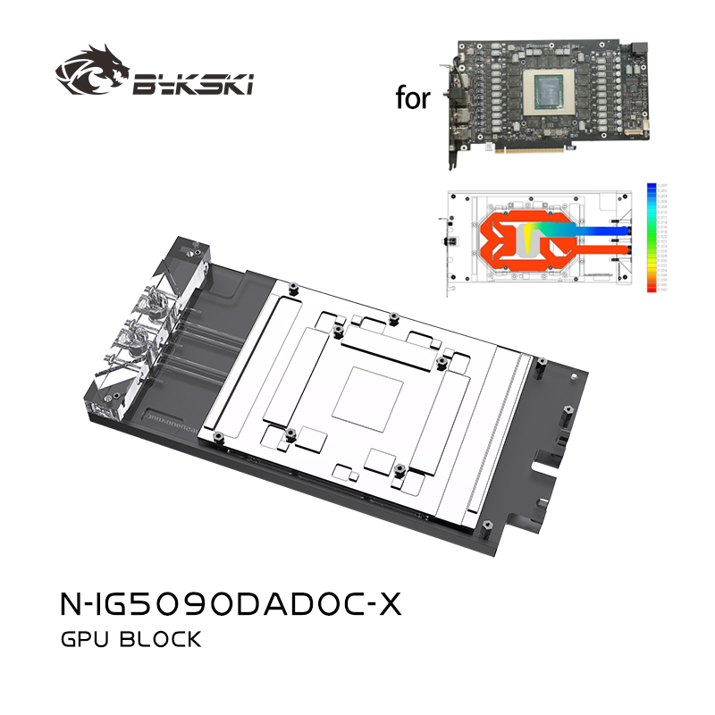 Rtx 5090 32Gb - Bykski N-IG5090DADOC-X GPU Block สําหรับสีสัน IGame