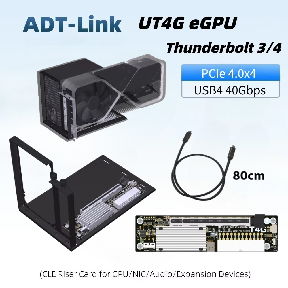 Gpu External Dock Egpu Thunderbolt 4 - UT4G แท่นวางการ์ดจอภายนอก สำหรับ Thunderbolt 3/4 USB4