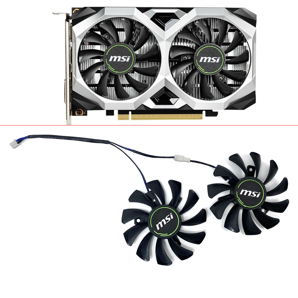 Rtx 4080 Super 16Gb - พัดลมทำความเย็นพัดลม GPU พัดลมหม้อน้ำ HA8010H12F-Z 75มม., แทนที่พัดลมกราฟิก