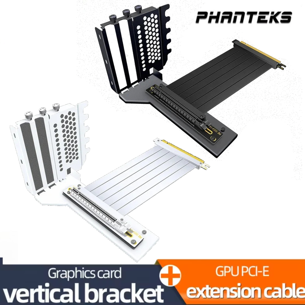 Pcie 5.0 Gpu Riser Cable - ขาตั้งยึดการ์ดจอแนวตั้งสำหรับคอมพิวเตอร์ รองรับการ์ดจอ PCI-E 5.0/4.0 X16 พร้อมระบบป้องกันการรบกวน