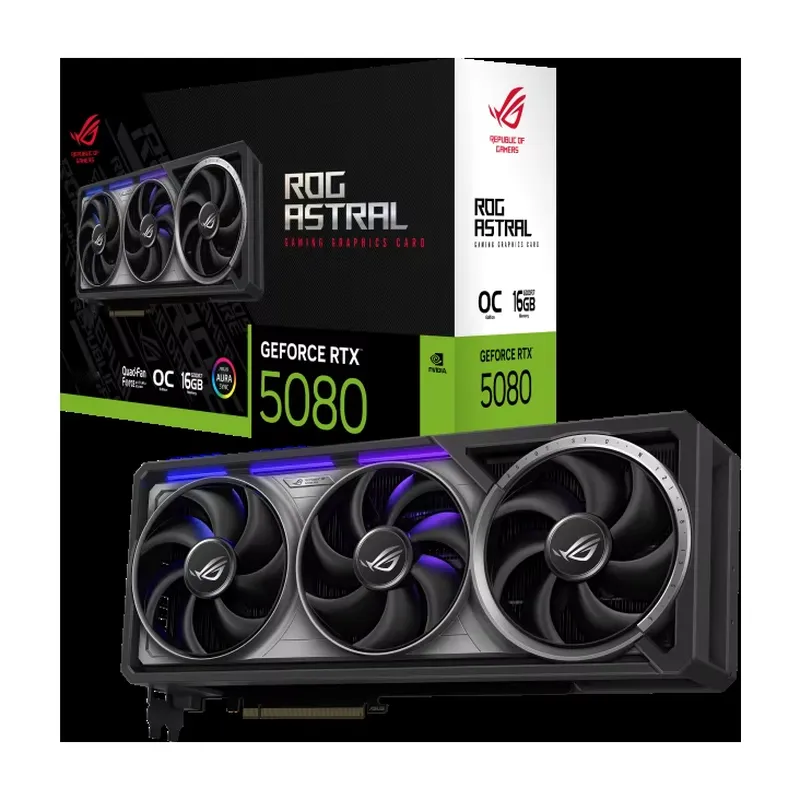 การ์ดจอเกมมิ่ง ROG Astral GeFo - Rtx 5080 16Gb บทวิจารณ์และราคา