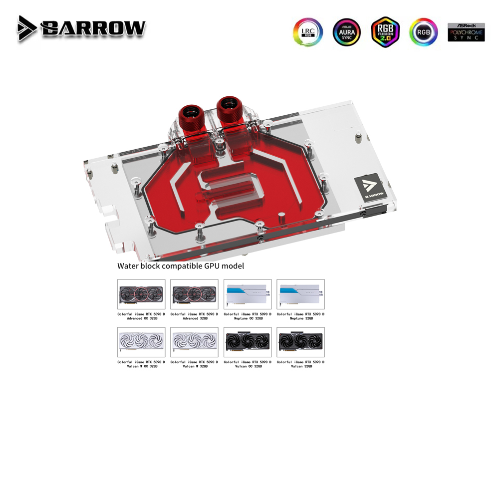 Barrow GPU Block สําหรับ iGame - Rtx 5090 32Gb บทวิจารณ์และราคา