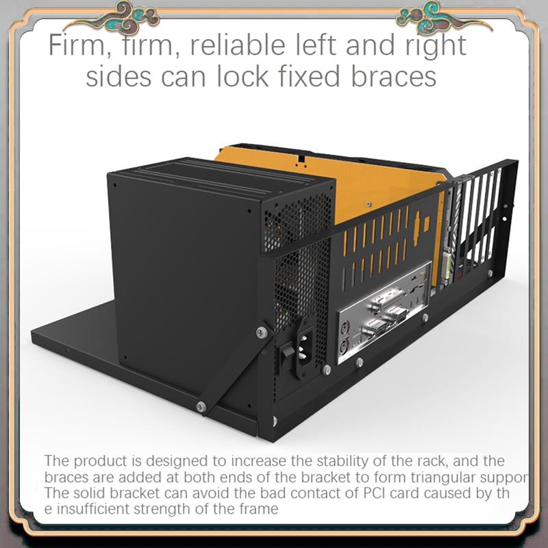 ทนทาน 2X การทําเหมืองแร่กรอบกา - Gpu Mining Rig Frame 8 Gpu บทวิจารณ์และราคา