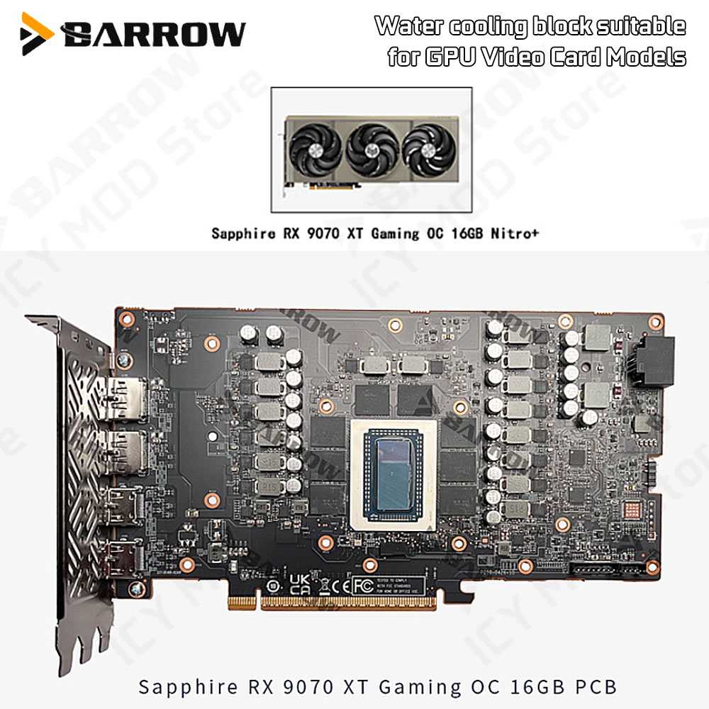 บล็อกระบายความร้อนด้วยน้ำสำหรั - Rx 9070 16Gb บทวิจารณ์และราคา