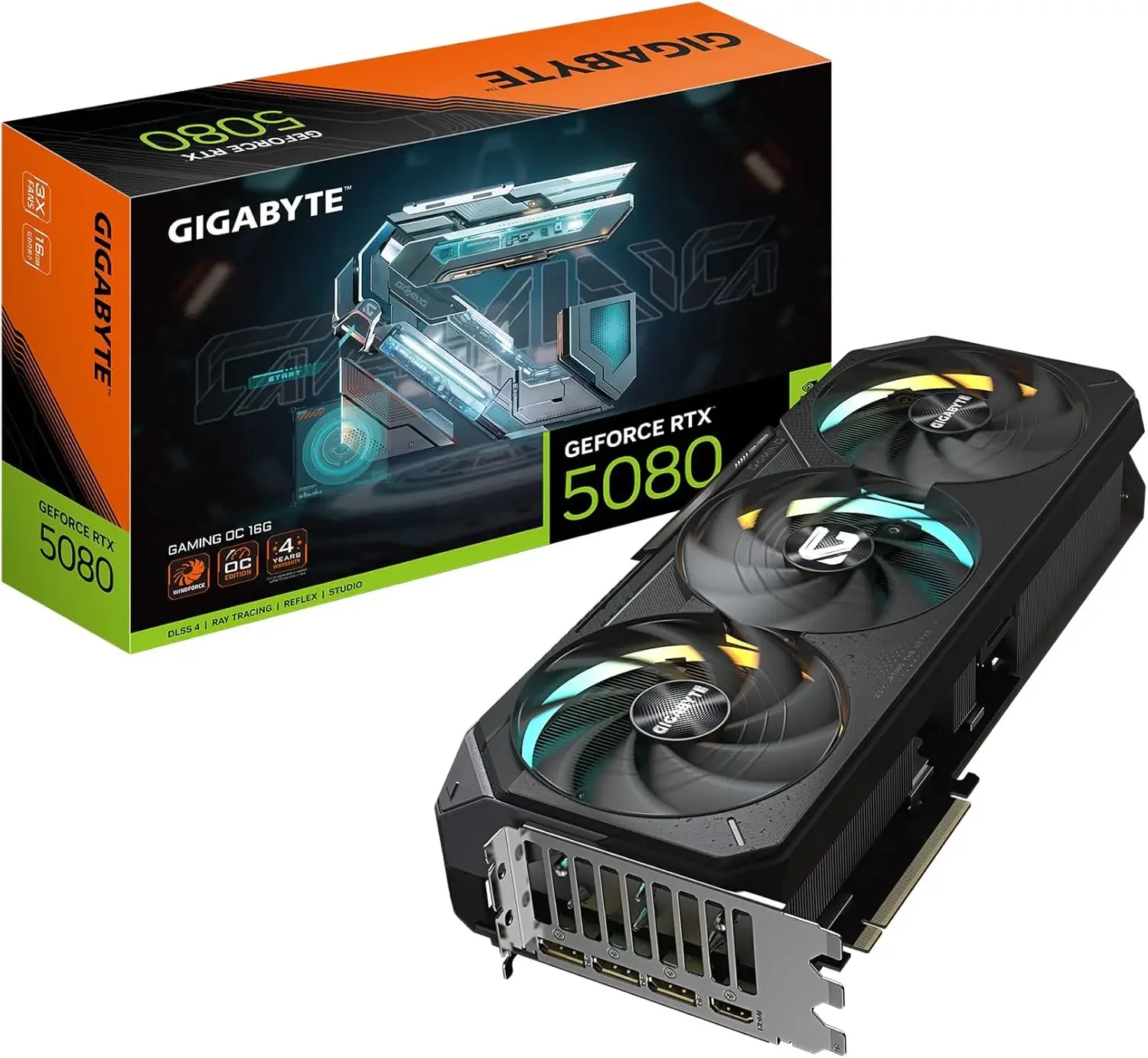 การ์ดกราฟิกรุ่น RTX 5080 Gamin - Rtx 5080 16Gb บทวิจารณ์และราคา