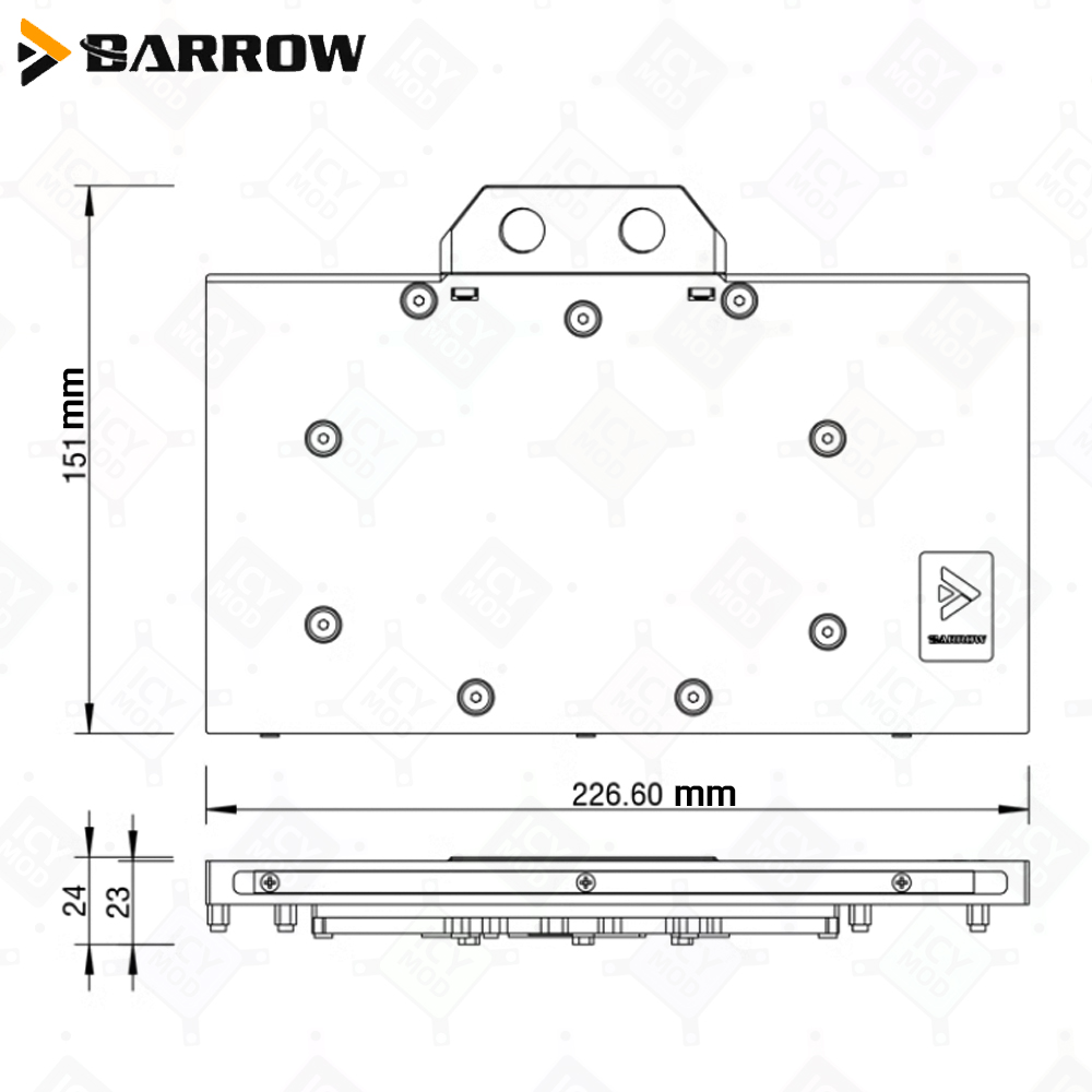 Barrow GPU Water Cooler Block  - Rtx 4090 Water Block บทวิจารณ์และราคา